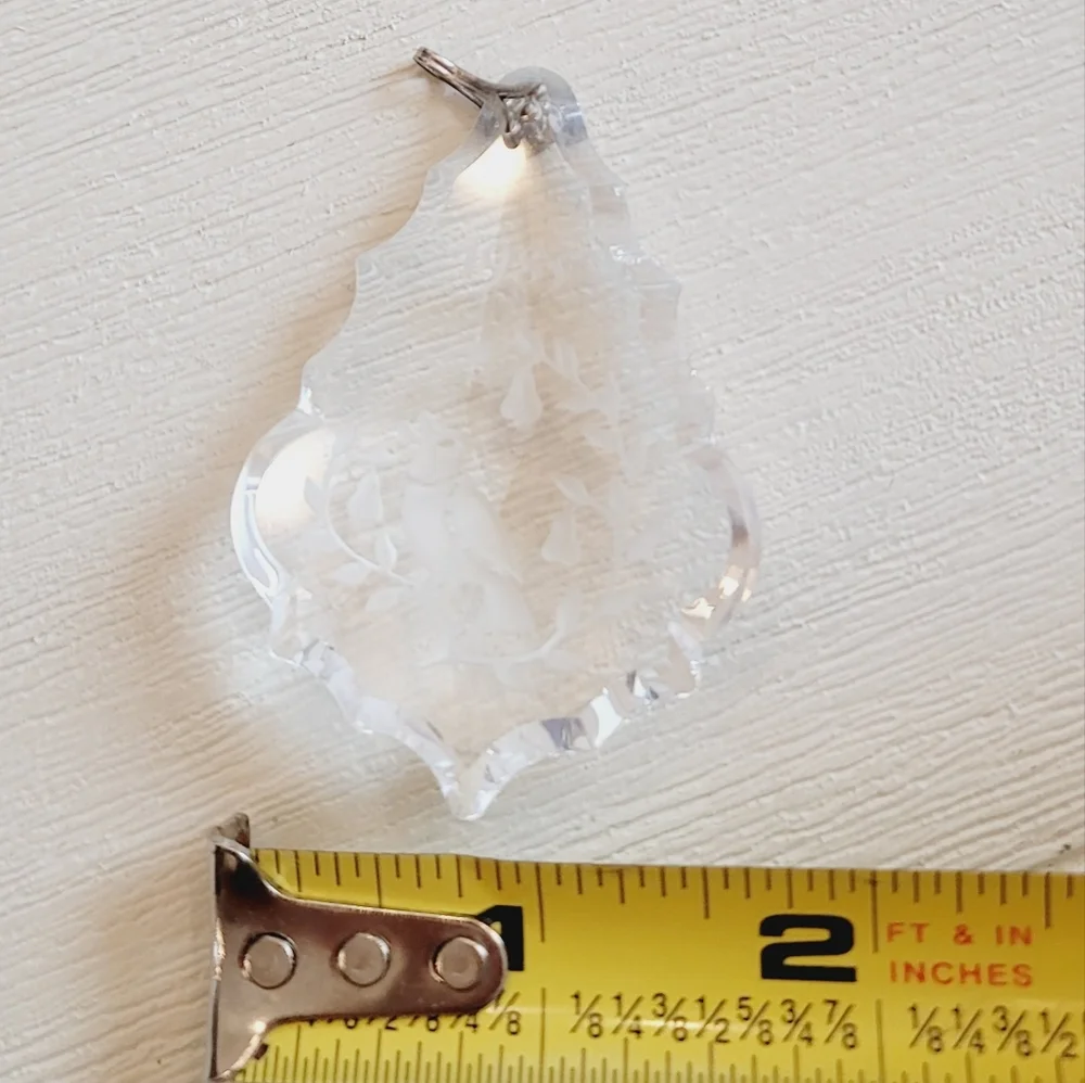 Vintage Crystal 1985 Christmas Ornament